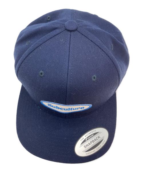 Subculture（サブカルチャー）Subculture (サブカルチャー) キャップ ブルー サイズ:Freeの古着・服飾アイテム