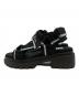 LANVIN en Bleu (ランバンオンブルー) サンダル ブラック サイズ:L：7000円