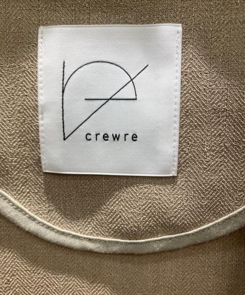 crewre（クルーレ）crewre (クルーレ) レイヤードシアージャケット テーラードジャケット カーキ サイズ:2の古着・服飾アイテム