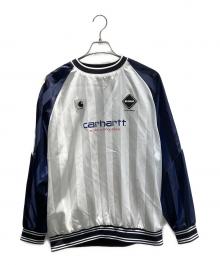 Carhartt WIP×F.C.R.B.（カーハート ワーク イン プログレス×エフシーレアルブリストル）の古着「ウォームアップ ピステ」｜ホワイト