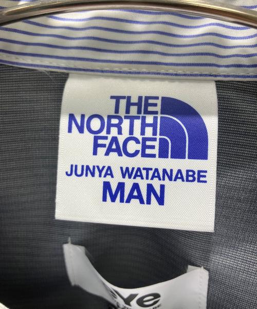 THE NORTH FACE（ザ ノース フェイス）THE NORTH FACE (ザ ノース フェイス) eYe JUNYA WATANABE MAN (アイ ジュンヤワタナベマン) 2022 Spring/Summer ストライプ柄 長袖シャツ スカイブルー サイズ:Mの古着・服飾アイテム