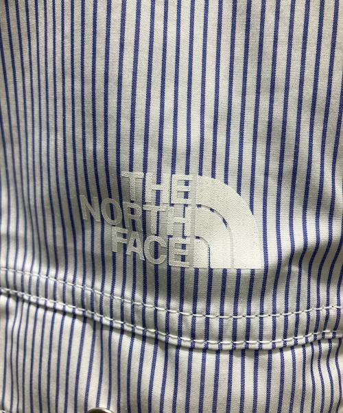 THE NORTH FACE（ザ ノース フェイス）THE NORTH FACE (ザ ノース フェイス) eYe JUNYA WATANABE MAN (アイ ジュンヤワタナベマン) 2022 Spring/Summer ストライプ柄 長袖シャツ スカイブルー サイズ:Mの古着・服飾アイテム