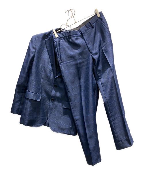 CRESTBRIDGE（クレストブリッジ）CRESTBRIDGE (クレストブリッジ) BLACKLABEL CRESTBRIDGE セットアップスーツ ネイビー サイズ:Mの古着・服飾アイテム