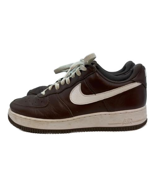 NIKE（ナイキ）NIKE (ナイキ) AIR FORCE1 LOW ローカットスニーカー ブラウン サイズ:27.5cmの古着・服飾アイテム