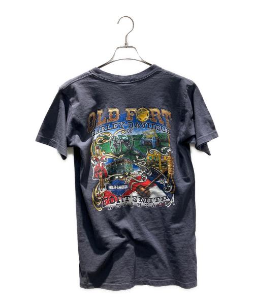 HARLEY-DAVIDSON（ハーレーダビッドソン）HARLEY-DAVIDSON (ハーレーダビッドソン) USA製 ポケTee 半袖カットソー グレー サイズ:Mの古着・服飾アイテム