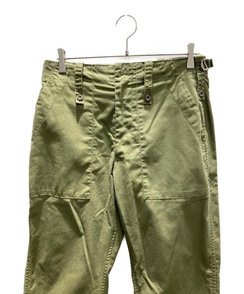 ミリタリー（ミリタリー）ミリタリー (ミリタリー) イギリス軍 ファティーグパンツ オリーブ サイズ:W80の古着・服飾アイテム