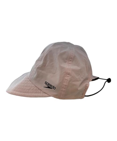 SPEEDO（スピード）SPEEDO (スピード) Adam et Rope (アダム エ ロペ) UVカットサンキャップ ピンク サイズ:Freeの古着・服飾アイテム