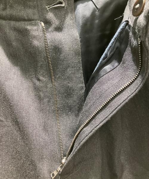 BLURHMS（ブラームス）BLURHMS (ブラームス) Wool Ramie Super Wide Slacks ワイドスラックス ブラック サイズ:3の古着・服飾アイテム