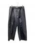 BLURHMS（ブラームス）の古着「Wool Ramie Super Wide Slacks ワイドスラックス」｜ブラック