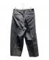 BLURHMS (ブラームス) Wool Ramie Super Wide Slacks ワイドスラックス ブラック サイズ:3：18000円
