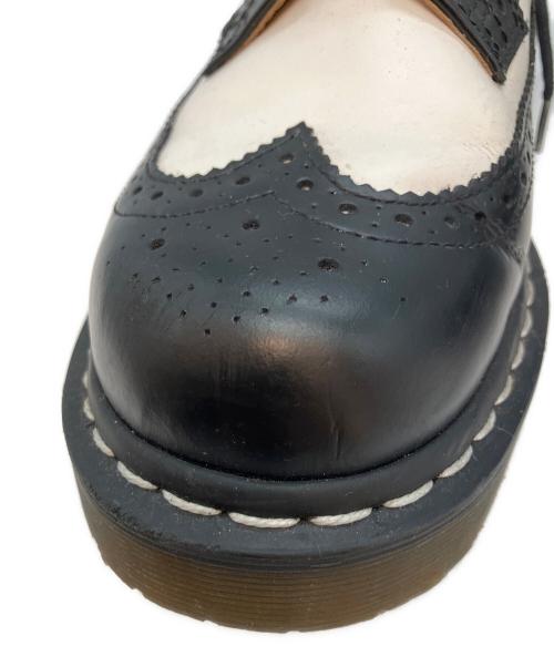 Dr.Martens（ドクターマーチン）Dr.Martens (ドクターマーチン) 3989 BEX ブローグシューズ ブラック×ホワイト サイズ:UK4の古着・服飾アイテム