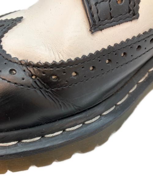 Dr.Martens（ドクターマーチン）Dr.Martens (ドクターマーチン) 3989 BEX ブローグシューズ ブラック×ホワイト サイズ:UK4の古着・服飾アイテム
