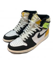 NIKE（ナイキ）の古着「Air Jordan 1 High OG "Volt Gold" ハイカットスニーカー」｜イエロー×ホワイト