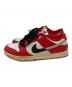 NIKE (ナイキ) DUNK LOW Retro PRM ローカットスニーカー レッド×ホワイト サイズ:27.5cm：6000円