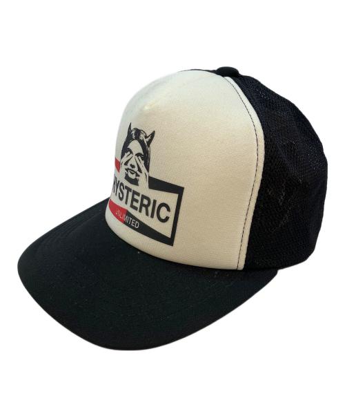 Hysteric Glamour（ヒステリックグラマー）Hysteric Glamour (ヒステリックグラマー) メッシュキャップ ブラック サイズ:Freeの古着・服飾アイテム