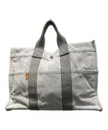 HERMES（エルメス）の古着「ニューフールトゥMM 2201-32 トートバッグ」｜グレー