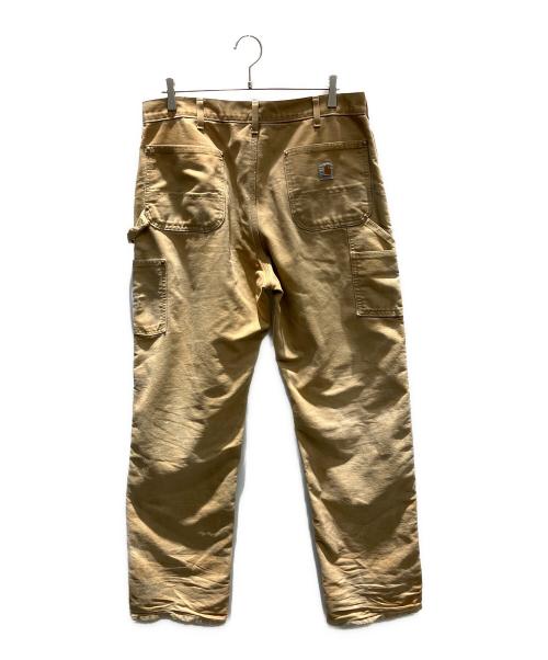 CarHartt（カーハート）CarHartt (カーハート) USA製 ダブルニーペインターパンツ ナチュラル サイズ:W36の古着・服飾アイテム