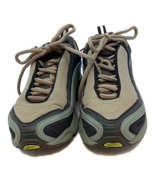 REEBOK（リーボック）REEBOK (リーボック) DMX Daytona x Vainl Archive ローカットスニーカー グレー×ベージュ サイズ:26cmの古着・服飾アイテム
