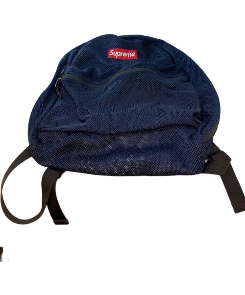 SUPREME（シュプリーム）SUPREME (シュプリーム) メッシュリュック ネイビーの古着・服飾アイテム