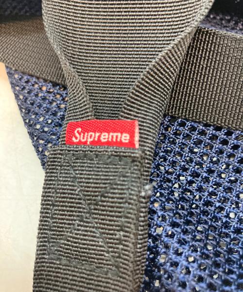 SUPREME（シュプリーム）SUPREME (シュプリーム) メッシュリュック ネイビーの古着・服飾アイテム