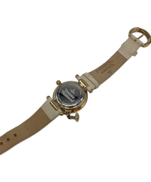 Vivienne Westwood（ヴィヴィアンウエストウッド）Vivienne Westwood (ヴィヴィアンウエストウッド) クォーツ レザーベルト 腕時計の古着・服飾アイテム