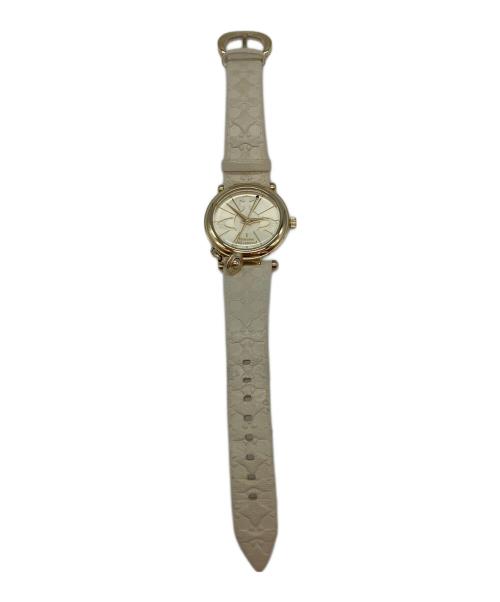 Vivienne Westwood（ヴィヴィアンウエストウッド）Vivienne Westwood (ヴィヴィアンウエストウッド) クォーツ レザーベルト 腕時計の古着・服飾アイテム