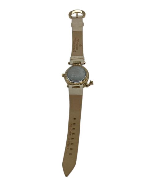Vivienne Westwood（ヴィヴィアンウエストウッド）Vivienne Westwood (ヴィヴィアンウエストウッド) クォーツ レザーベルト 腕時計の古着・服飾アイテム