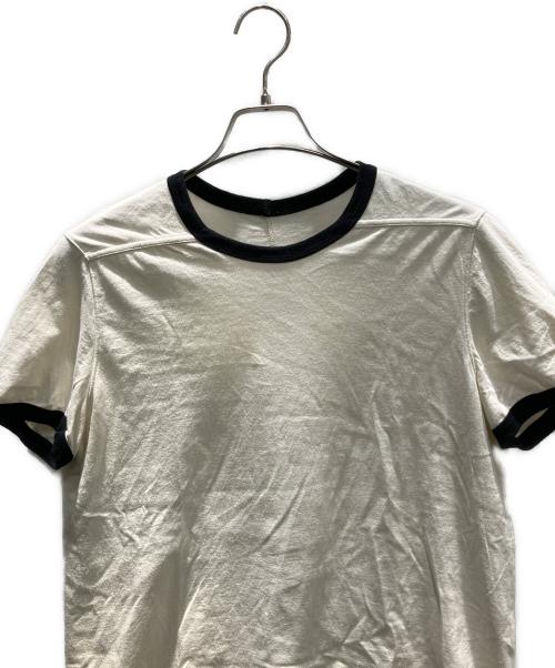 RICK OWENS（リックオウエンス）RICK OWENS (リックオウエンス) 半袖カットソー アイボリー サイズ:Lの古着・服飾アイテム