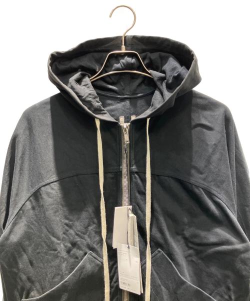 RICK OWENS（リックオウエンス）RICK OWENS (リックオウエンス) F/W22 ジップパーカー ブラック サイズ:XSの古着・服飾アイテム