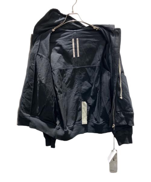 RICK OWENS（リックオウエンス）RICK OWENS (リックオウエンス) F/W22 ジップパーカー ブラック サイズ:XSの古着・服飾アイテム