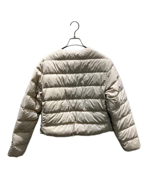 adidas（アディダス）adidas (アディダス) SAMPLE ダウンジャケット ベージュ サイズ:Lの古着・服飾アイテム