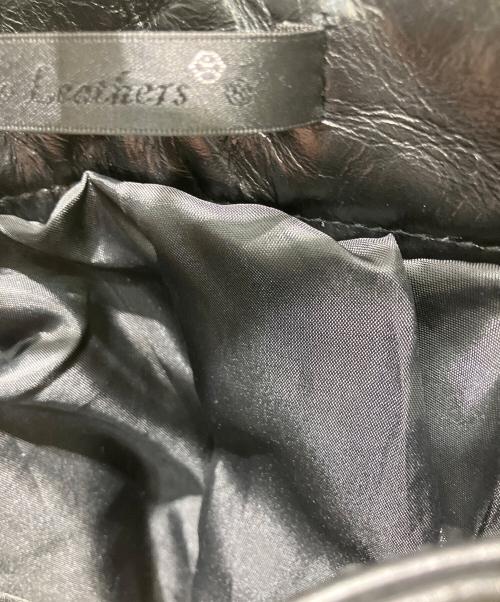 Liugoo Leathers（リューグーレザーズ）Liugoo Leathers (リューグーレザーズ) レザーパンツ ブラック サイズ:30の古着・服飾アイテム