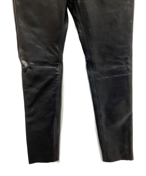 Liugoo Leathers（リューグーレザーズ）Liugoo Leathers (リューグーレザーズ) レザーパンツ ブラック サイズ:30の古着・服飾アイテム