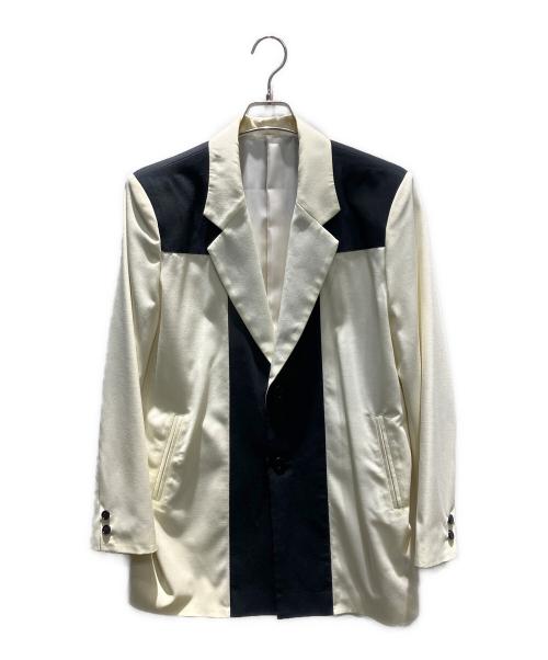 CREAM SODA（クリームソーダ）CREAM SODA (クリームソーダ) テーラードジャケット ブラック×アイボリー サイズ:Lの古着・服飾アイテム