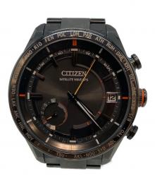 CITIZEN（シチズン）の古着「アテッサ エコドライブ 電波ソーラー 腕時計」｜ブラック