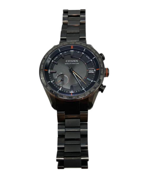 CITIZEN（シチズン）CITIZEN (シチズン) アテッサ エコドライブ 電波ソーラー 腕時計 ブラックの古着・服飾アイテム