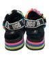 中古・古着 UGG (アグ) ディスコ チェックス スライド サンダル ブラック サイズ:25cm：5000円