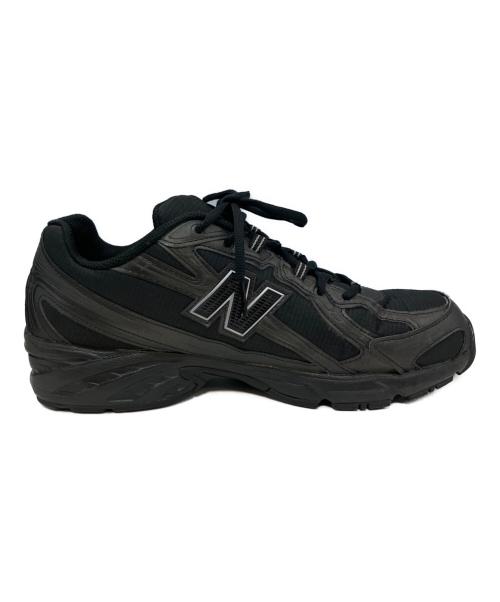 NEW BALANCE（ニューバランス）NEW BALANCE (ニューバランス) 740 ローカットスニーカー ブラック サイズ:27.5cmの古着・服飾アイテム