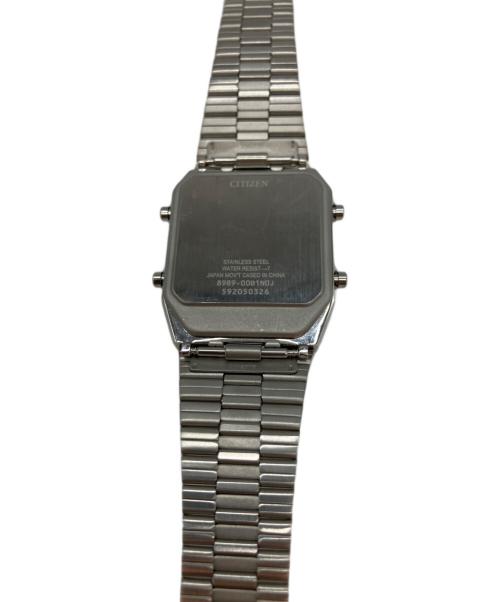 CITIZEN（シチズン）CITIZEN (シチズン) 500本限定モデル RECORD LABEL Metallic ANA-DIGI TEMP 8989-00B1N0HJ SSブレスレット デジアナウォッチの古着・服飾アイテム