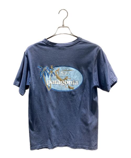 Patagonia（パタゴニア）Patagonia (パタゴニア) ベネフィシャルTシャツ 半袖カットソー ネイビー サイズ:Sの古着・服飾アイテム