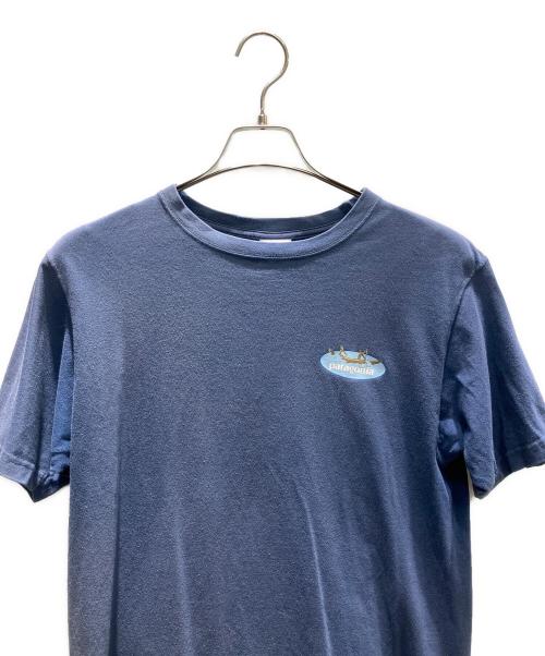 Patagonia（パタゴニア）Patagonia (パタゴニア) ベネフィシャルTシャツ 半袖カットソー ネイビー サイズ:Sの古着・服飾アイテム