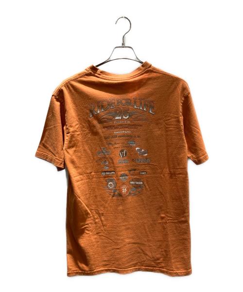 HARLEY-DAVIDSON（ハーレーダビッドソン）HARLEY-DAVIDSON (ハーレーダビッドソン) 半袖カットソー オレンジ サイズ:Lの古着・服飾アイテム
