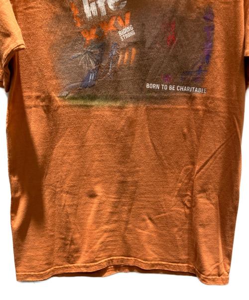 HARLEY-DAVIDSON（ハーレーダビッドソン）HARLEY-DAVIDSON (ハーレーダビッドソン) 半袖カットソー オレンジ サイズ:Lの古着・服飾アイテム