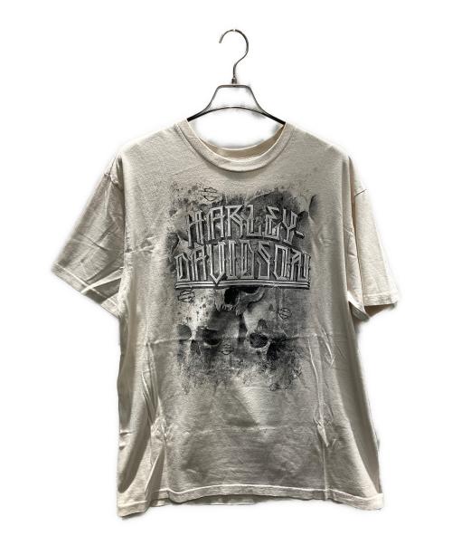 HARLEY-DAVIDSON（ハーレーダビッドソン）HARLEY-DAVIDSON (ハーレーダビッドソン) 半袖カットソー ホワイト サイズ:XLの古着・服飾アイテム