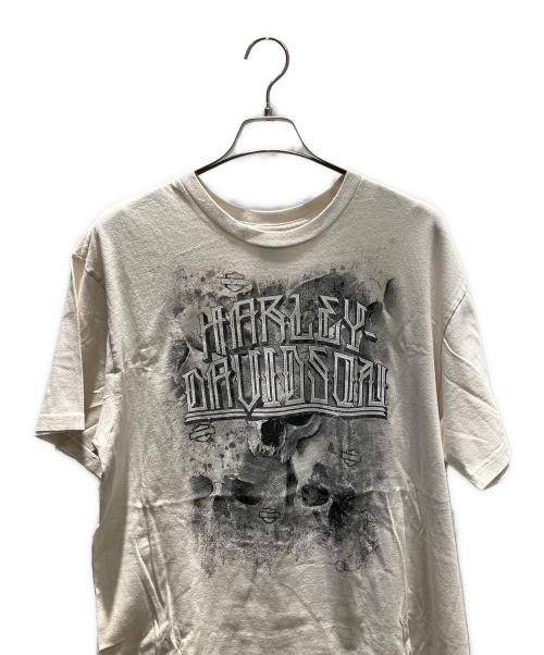 HARLEY-DAVIDSON（ハーレーダビッドソン）HARLEY-DAVIDSON (ハーレーダビッドソン) 半袖カットソー ホワイト サイズ:XLの古着・服飾アイテム