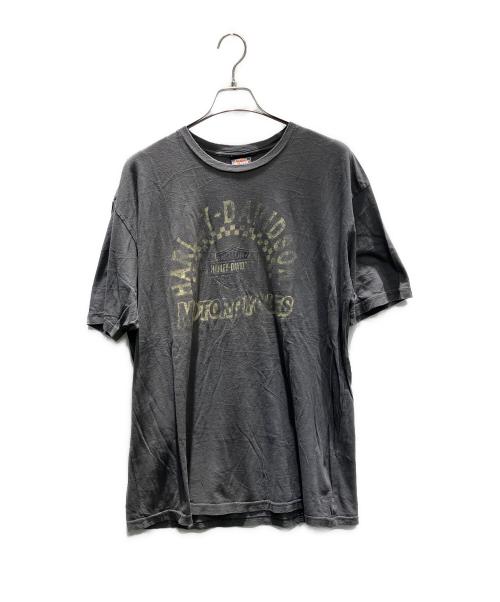 HARLEY-DAVIDSON（ハーレーダビッドソン）HARLEY-DAVIDSON (ハーレーダビッドソン) 半袖カットソー グレー サイズ:XXLの古着・服飾アイテム