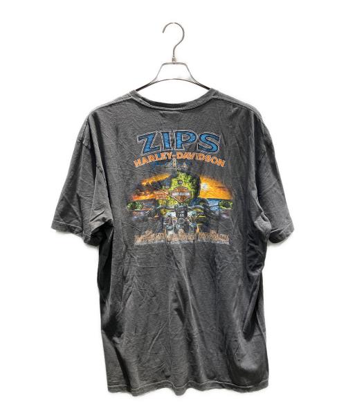HARLEY-DAVIDSON（ハーレーダビッドソン）HARLEY-DAVIDSON (ハーレーダビッドソン) 半袖カットソー グレー サイズ:XXLの古着・服飾アイテム
