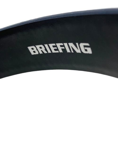 BRIEFING（ブリーフィング）BRIEFING (ブリーフィング) BG バックル レザーベルト ベルト ネイビーの古着・服飾アイテム