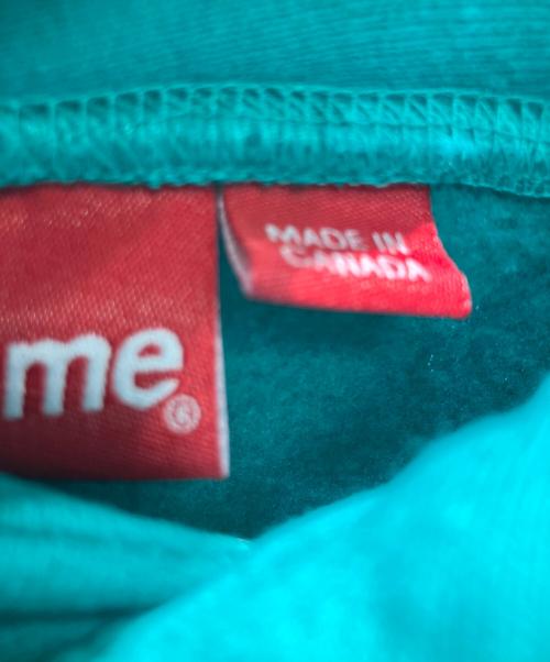 SUPREME（シュプリーム）SUPREME (シュプリーム) Small Box Hooded Sweatshirt パーカー グリーン サイズ:Lの古着・服飾アイテム