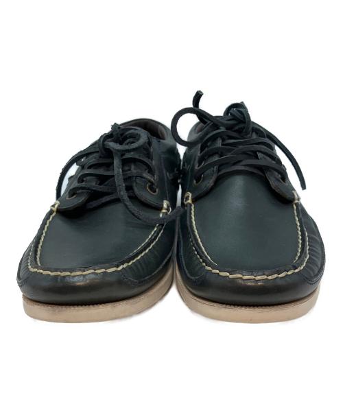 POLO RALPH LAUREN（ポロ・ラルフローレン）POLO RALPH LAUREN (ポロ・ラルフローレン) デッキシューズ ネイビー×オレンジ サイズ:不明の古着・服飾アイテム